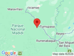 Map of Site Report: Sadiri Lodge, Bolivia